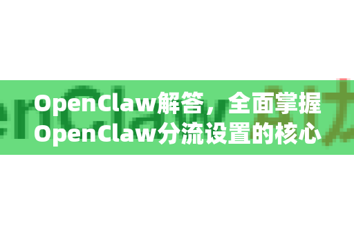 OpenClaw解答，全面掌握OpenClaw分流设置的核心技巧