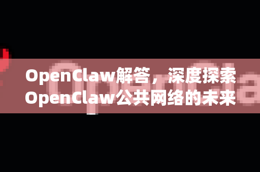 OpenClaw解答，深度探索OpenClaw公共网络的未来与应用-第1张图片-OpenClaw下载官网 - OpenClaw电脑版 | ai小龙虾
