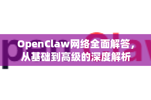 OpenClaw网络全面解答，从基础到高级的深度解析-第1张图片-OpenClaw下载官网 - OpenClaw电脑版 | ai小龙虾
