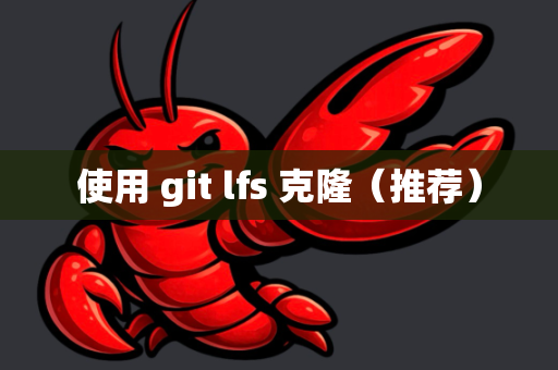 使用 git lfs 克隆（推荐）