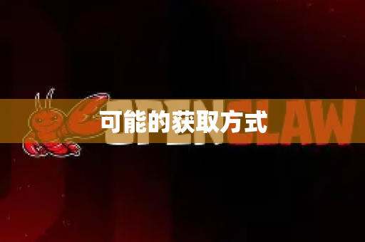 可能的获取方式