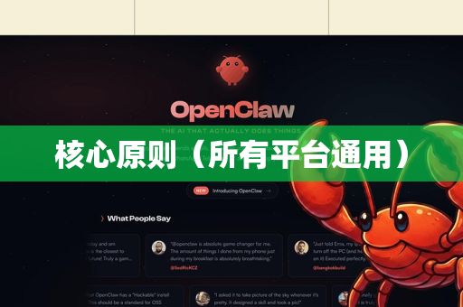 核心原则（所有平台通用）