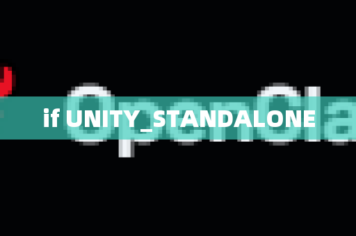 if UNITY_STANDALONE